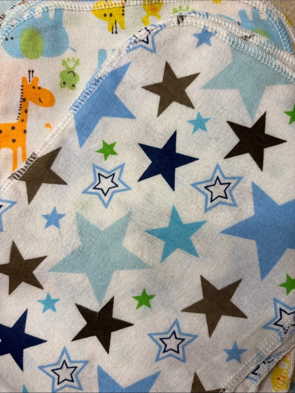 Adjustable Kids Modern Cloth Diapers set of 3, & 19 new burpee cloths